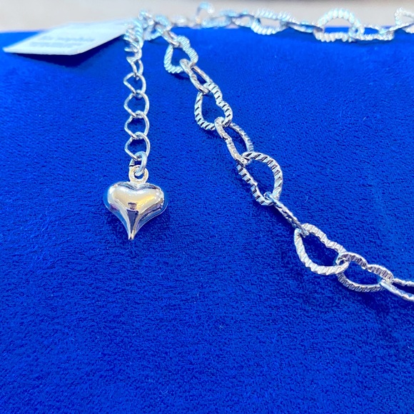 Lia Sophia Heart Anklet NWT - Picture 4 of 4